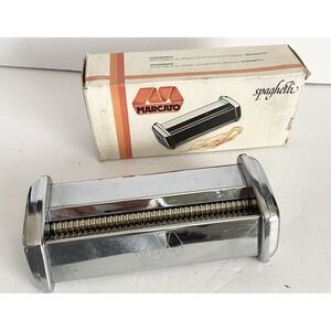 Vintage Mercato Spaghetti Cutter Attachment For Atlas 150 Pasta Machine With Box